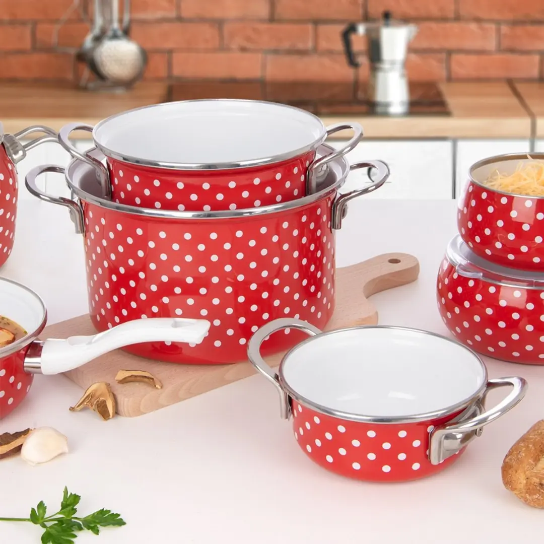 Orion Tecka Serie Pan 22cm - 4L - Rood