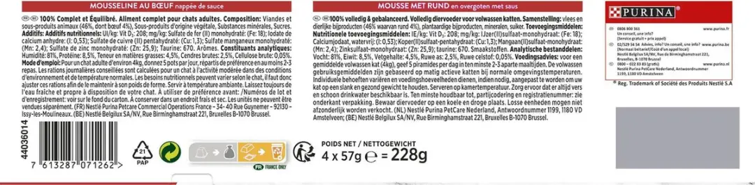 Gourmet Revelations Mousse Kattenvoer - Rund - 24x57g