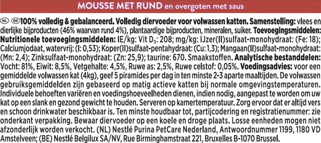Gourmet Revelations Mousse Kattenvoer - Rund - 24x57g