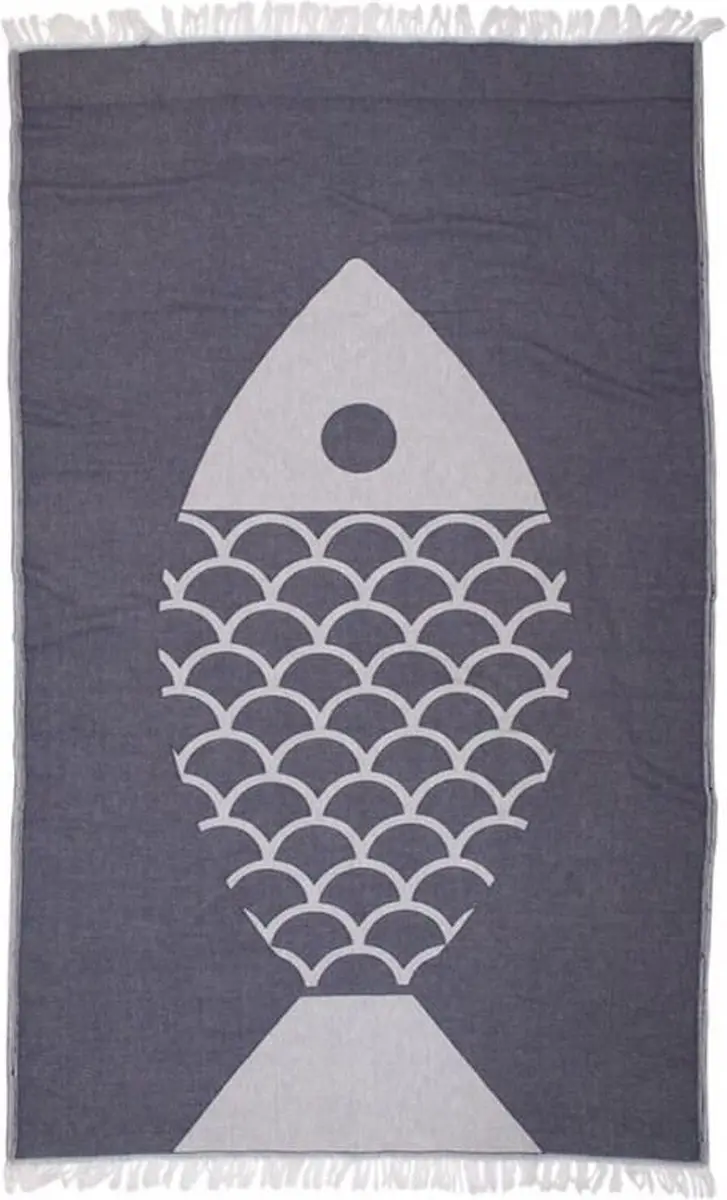 Kayori Momo Hamamdoek 100x180cm - Navy