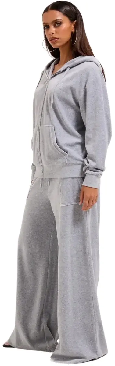 Juicy Couture Yuka Wide Leg Jogger - XL - Grijs