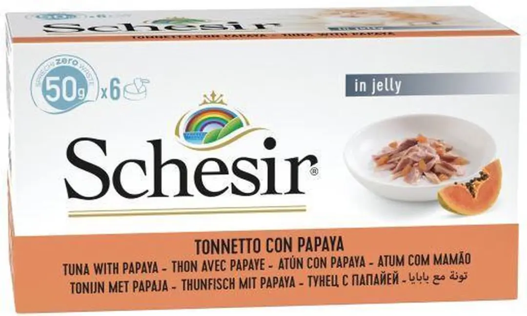 Schesir Kat Blik Tonijn & Kip 6x50g