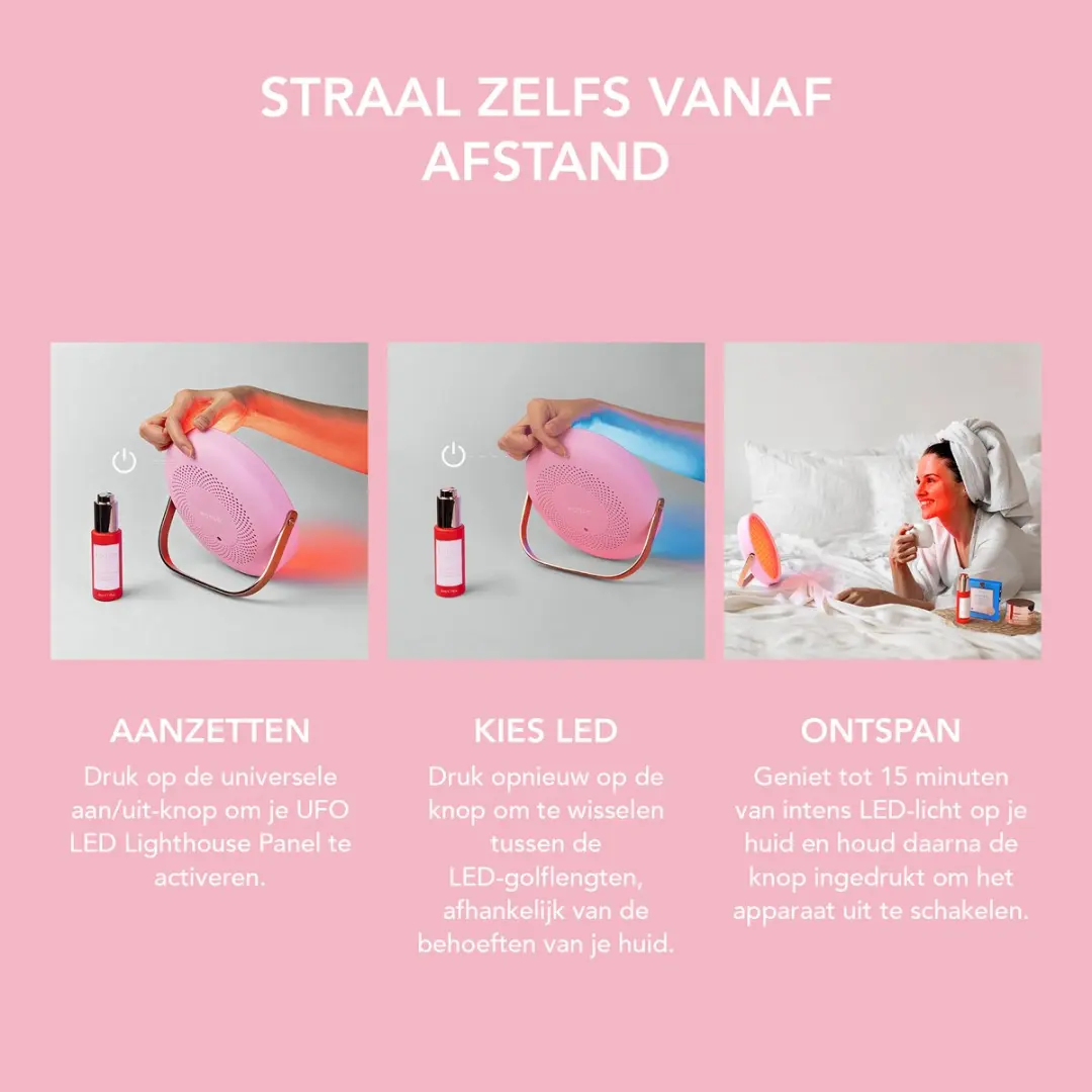 FOREO UFO LED Lighthouse-paneel Pearl Pink - 3.7W