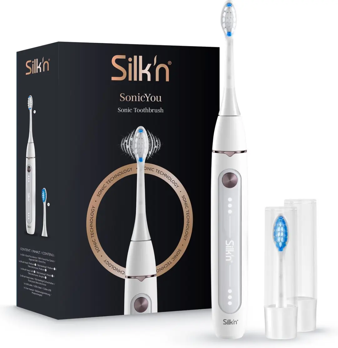 Silk'n SonicYou Elektrische Tandenborstel - Wit - 6 Opzetborstels
