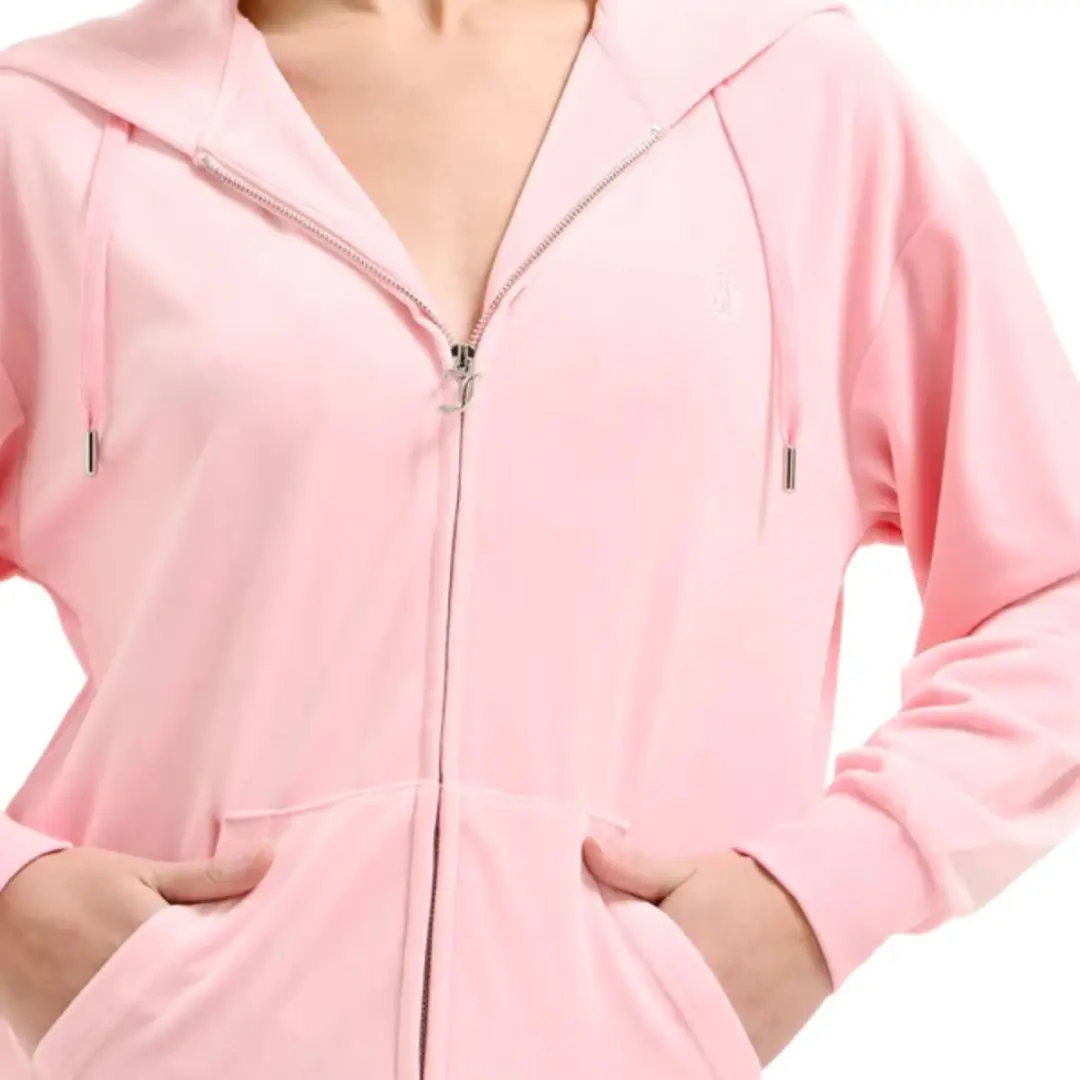 Juicy Couture Halan Oversized Hoodie - Maat M - Roze