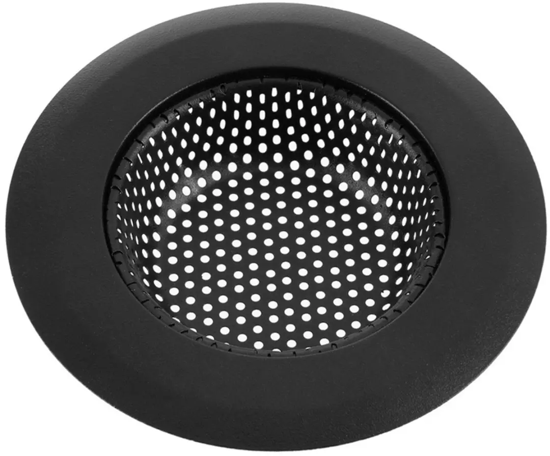 Orion Ronde Gootsteenzeef 11,5cm - Zwart - afbeelding 6 van 6