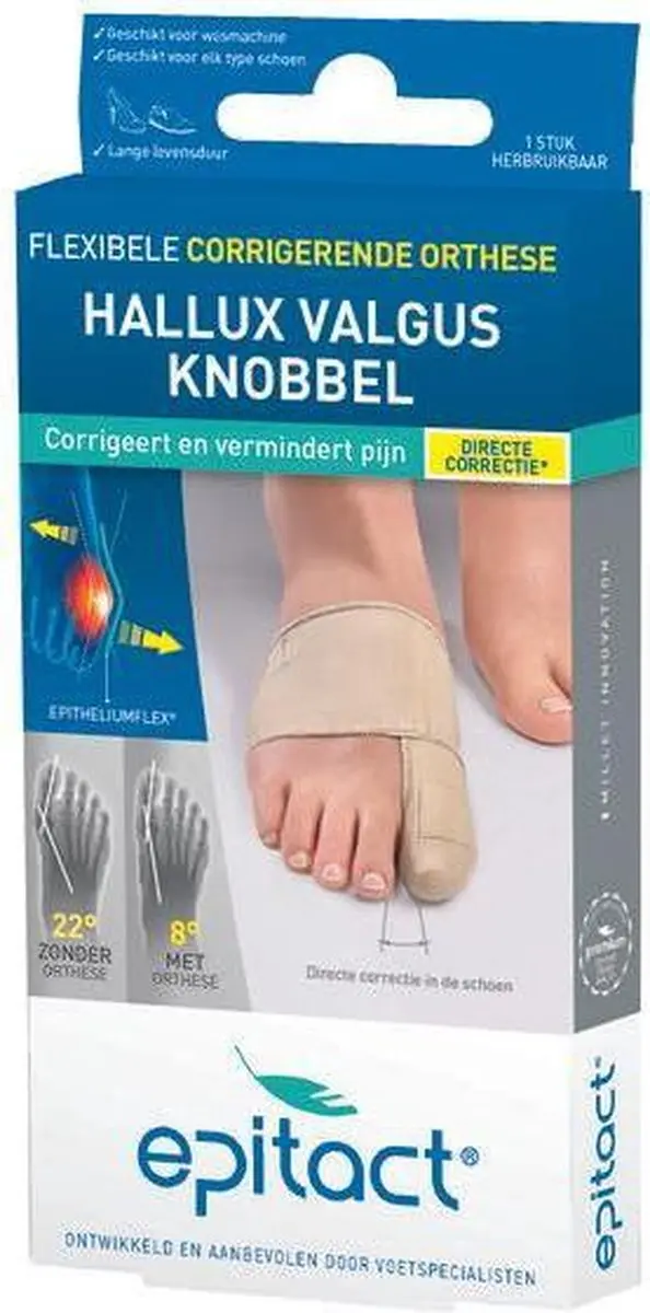 Epitact Hallux Valgus Orthese 39/41 - Huidskleur
