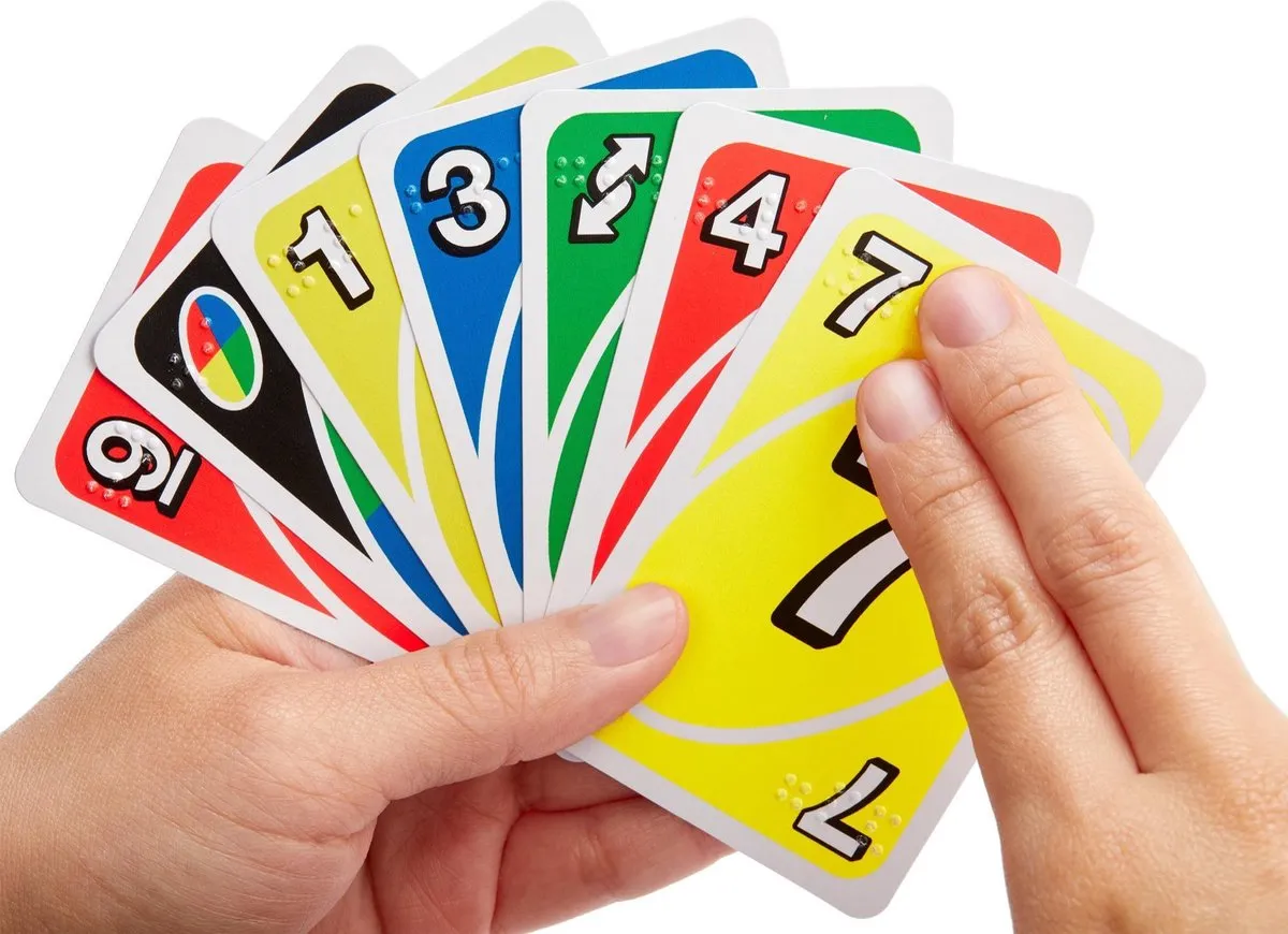 Mattel Games UNO Braille - 2-10 Spelers