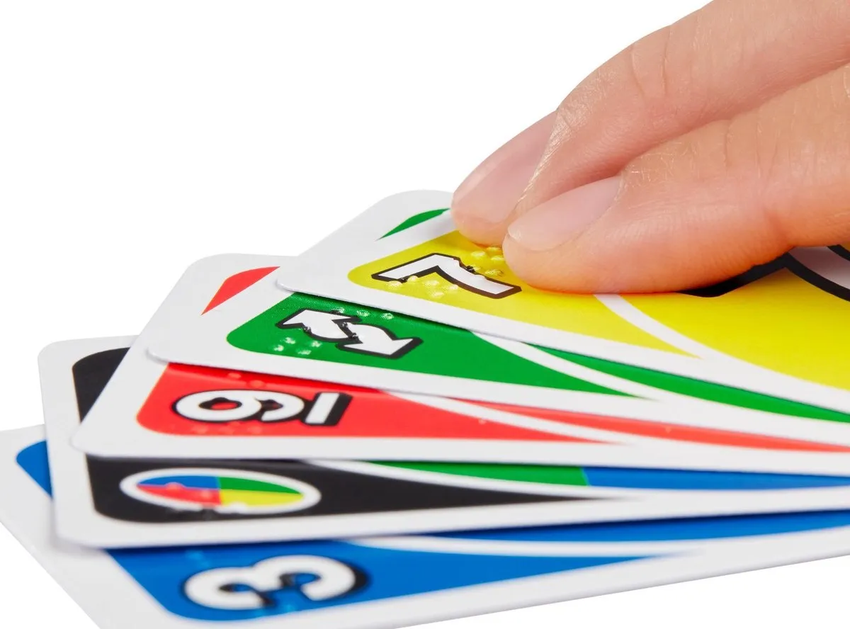 Mattel Games UNO Braille - 2-10 Spelers