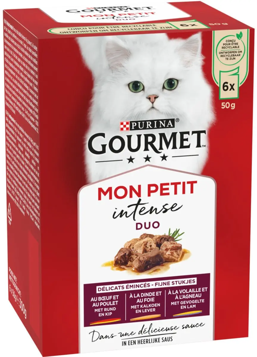 Gourmet Mon Petit Intense Natvoer Kattenvoer