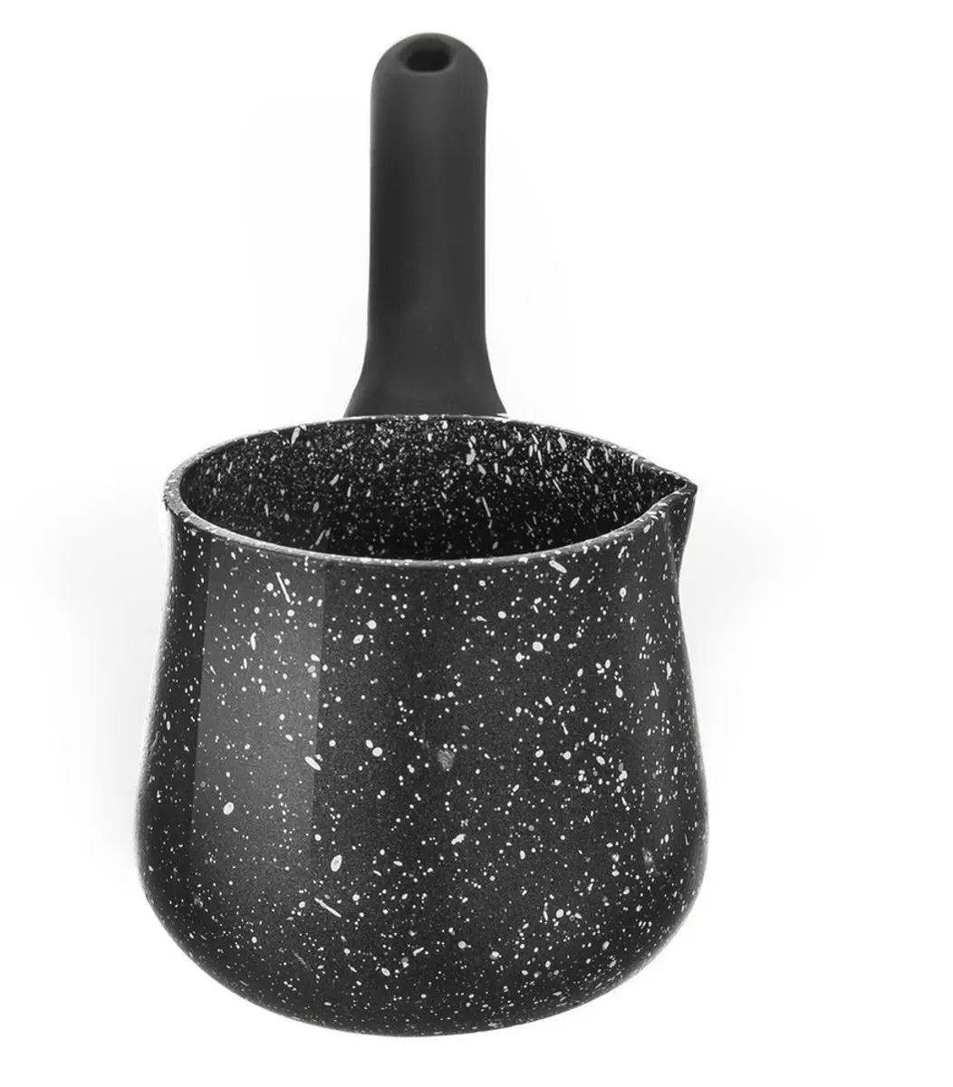 Orion Grande Serie Granieten Koffiepot 500ml - Wit/Zwart