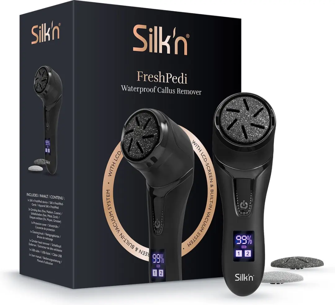 Silk'n FreshPedi Elektrische Eeltverwijderaar FP1PE1Z001 - 2 Snelheden - Zwart - afbeelding 6 van 6