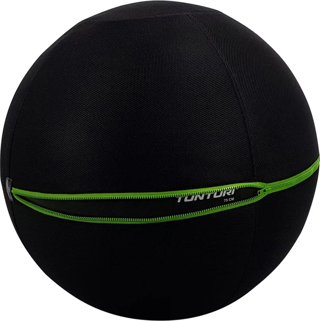 Tunturi Fitnessbal Hoes 75cm - Groen/Zwart