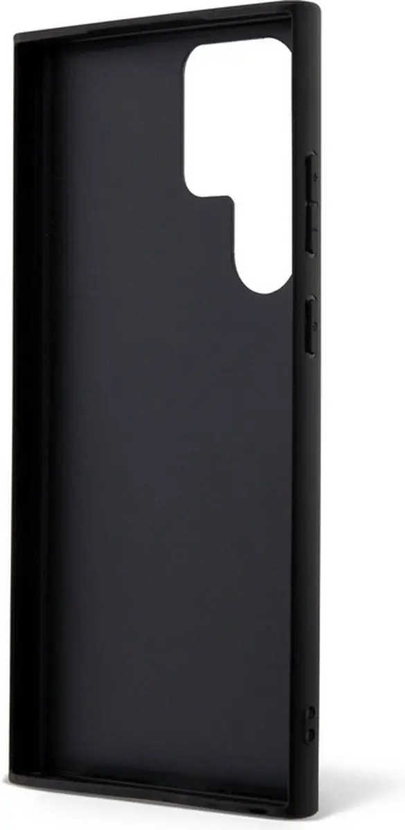 GUESS Glitter Back Case Samsung Galaxy S24 Ultra - Zwart