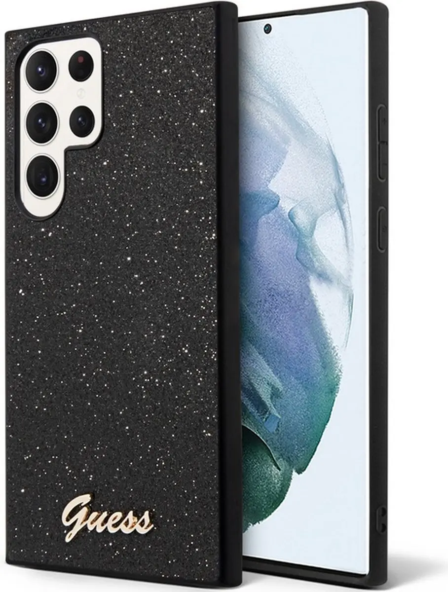 GUESS Glitter Back Case Samsung Galaxy S24 Ultra