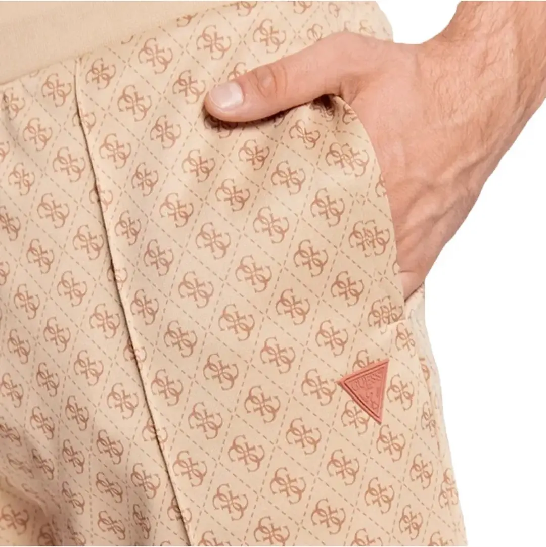 GUESS Multi 4G Joggingbroek - XS - Beige