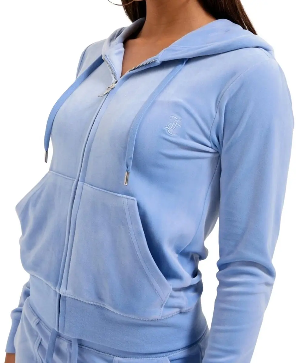 Juicy Couture Robertson Hoodie - Maat L - Blauw