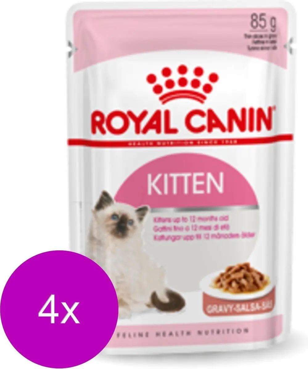 Royal Canin Kitten Gravy Natvoer - 48 x 85g