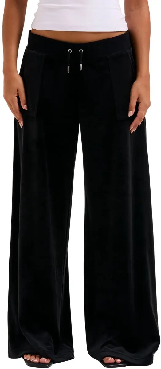 Juicy Couture Yuka Wide Leg Jogger - Maat S - Zwart