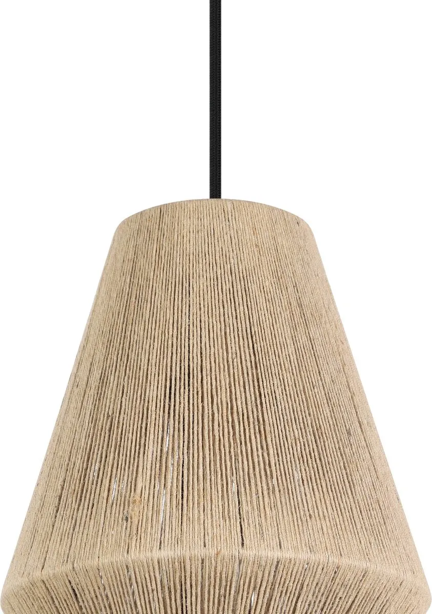 Eglo Alderney Hanglamp E27 90cm - Zwart/Bruin