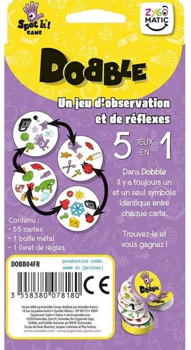 Asmodee Dobble Classic Bordspel