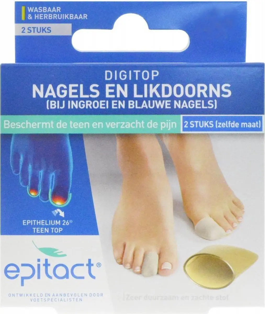 Epitact Digitops Teenbeschermers S - Siliconen - 2 Stuks - afbeelding 6 van 6