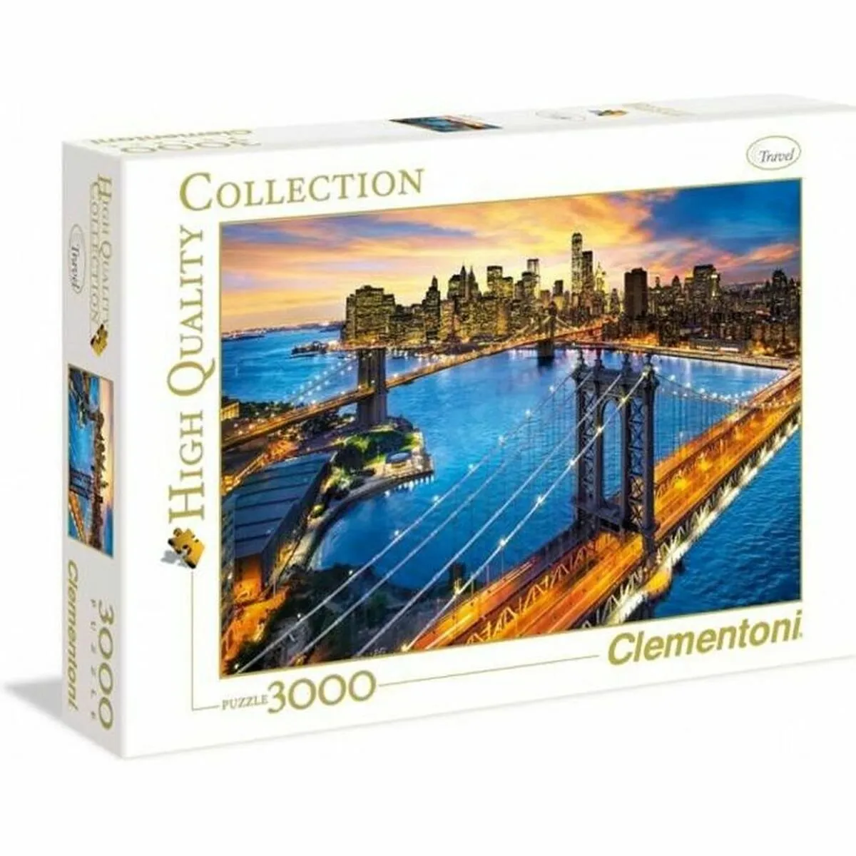Clementoni New York 3000 Puzzel - 3000 Stukken - Multi