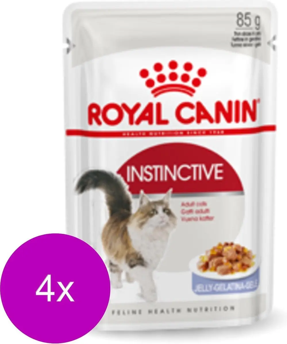 Royal Canin Instinctive Jelly Kattenvoer Nat - 48x85g