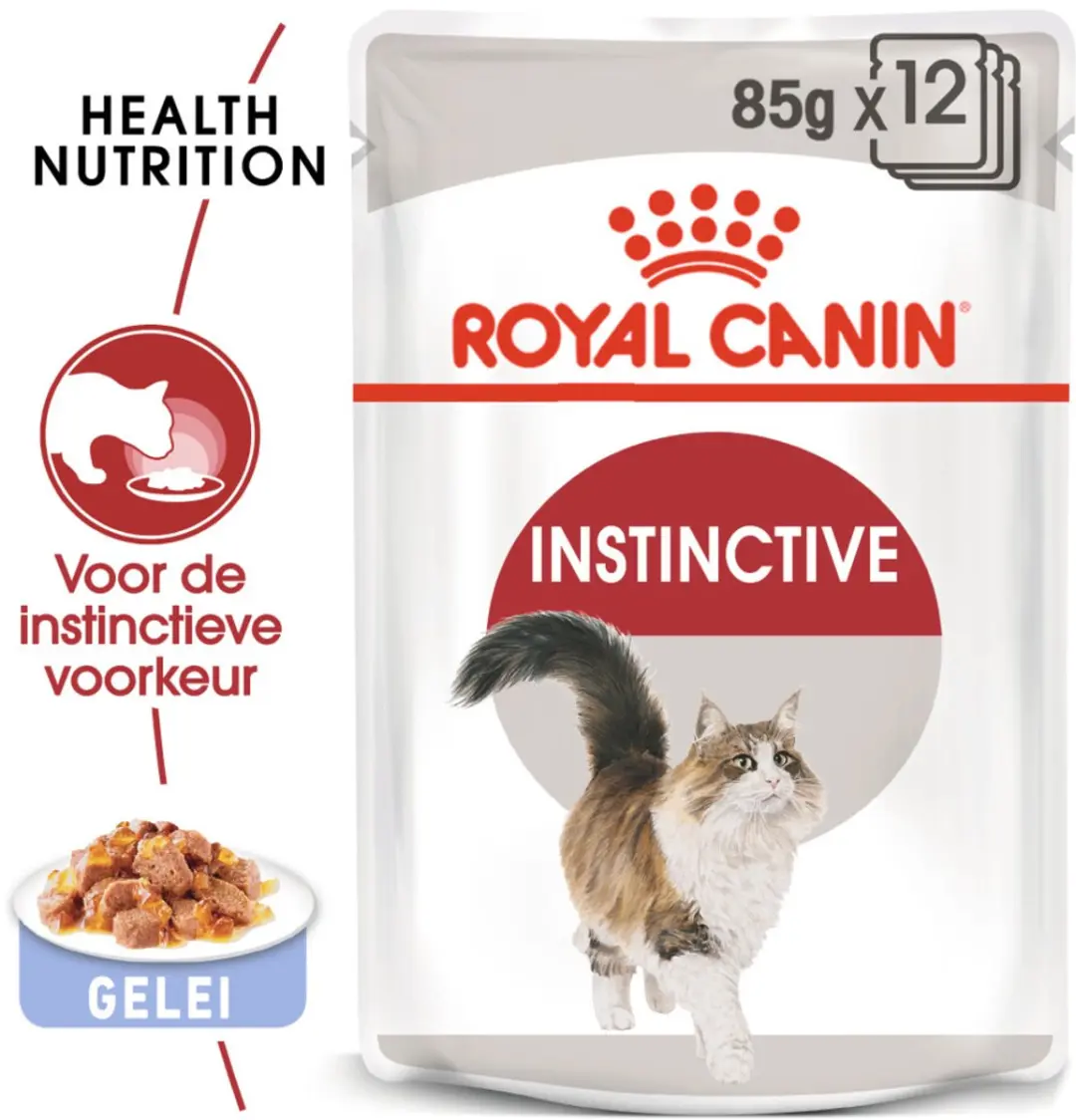 Royal Canin Instinctive Jelly Kattenvoer Nat - 48x85g