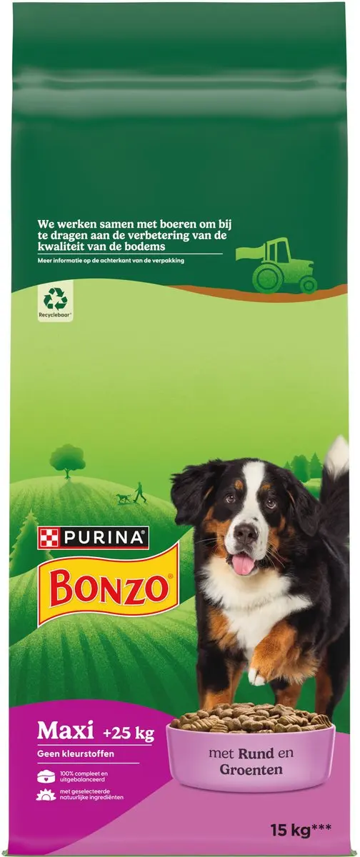 Bonzo Adult Maxi Droogvoer Rund 15kg