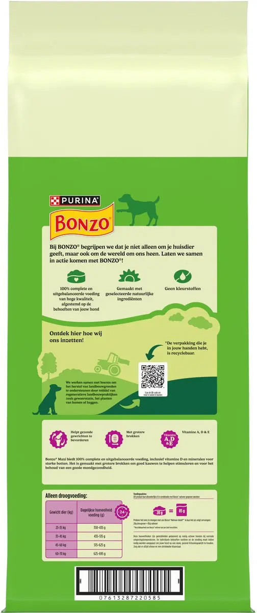 Bonzo Adult Maxi Droogvoer Rund 15kg