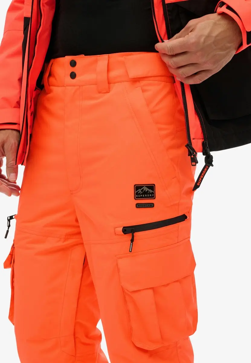 Superdry Ultimate Freestyle Skibroek Heren L - Oranje/Zwart