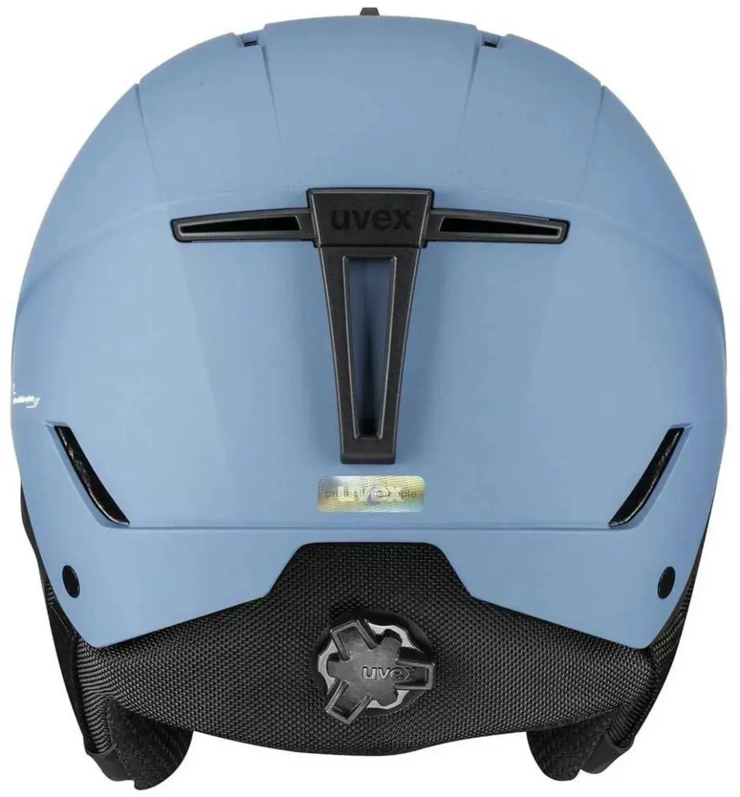 Uvex Stance Skihelm - Stone/Blue Matt - 58-62 cm