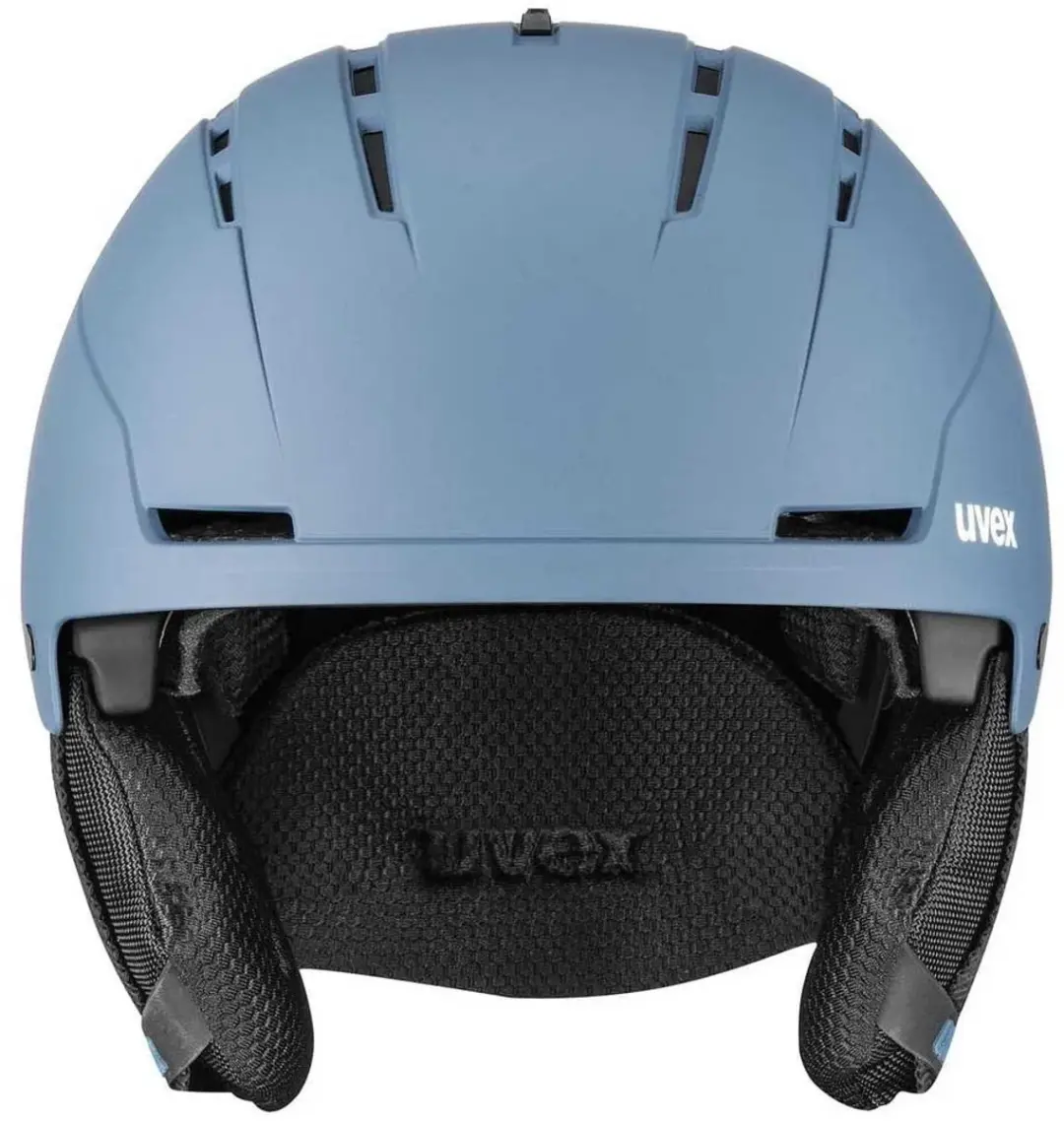 Uvex Stance Skihelm - Stone/Blue Matt - 58-62 cm