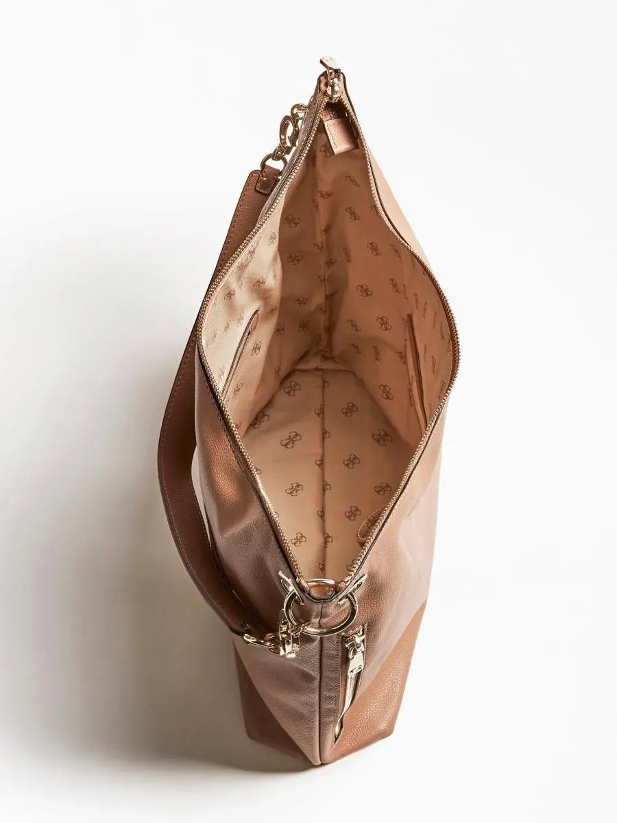 Guess Chain Large Handtas - Beige