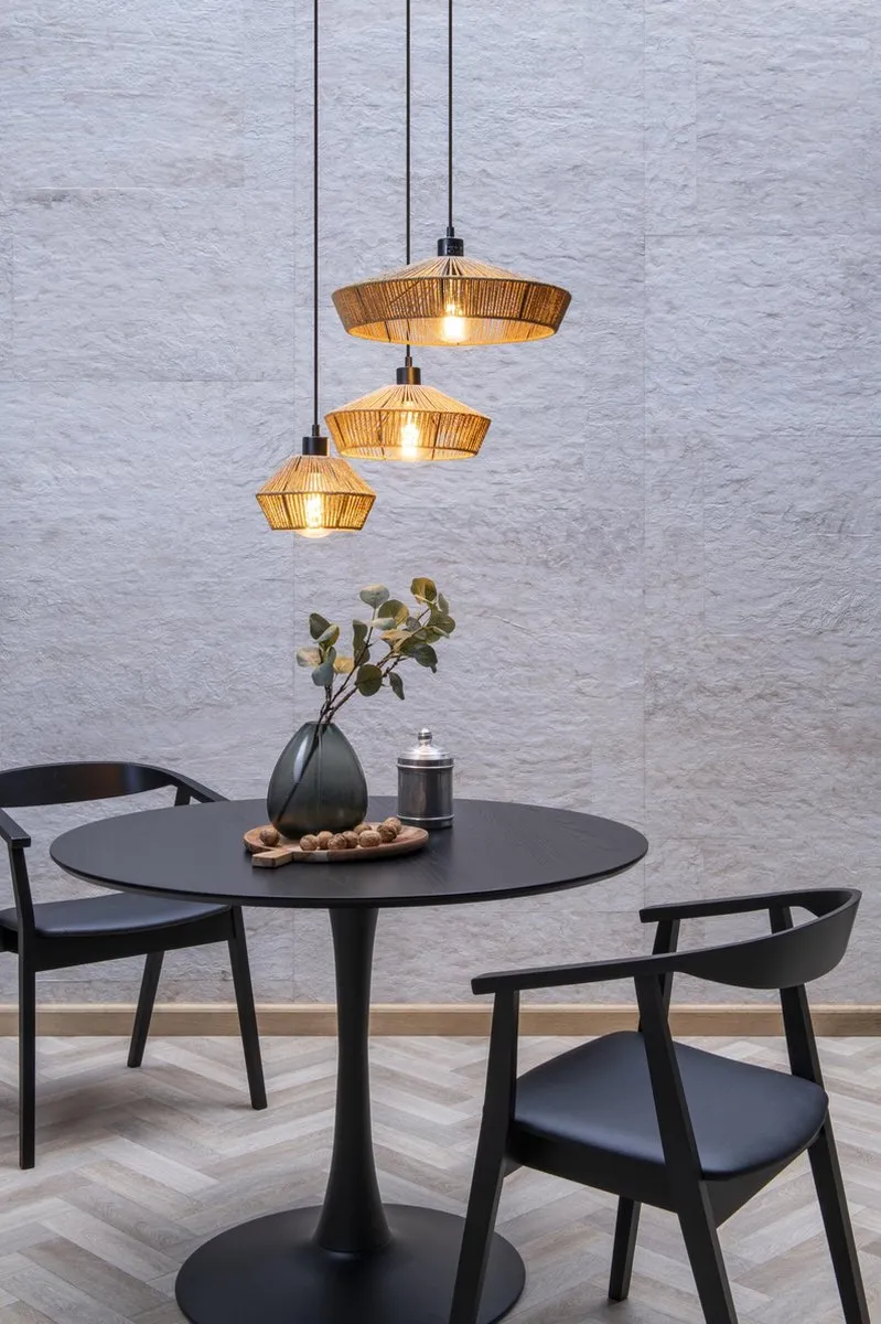 Lucide Yunkai Hanglamp Ø50cm - 3xE27 Naturel