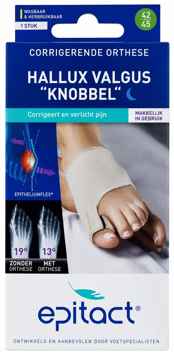 Epitact Hallux Valgus Nachtorthese Maat 42-45
