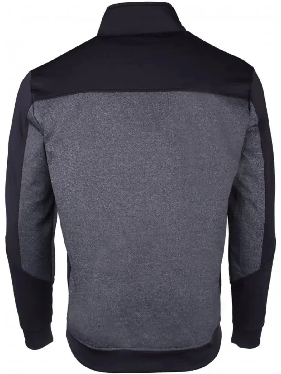 Erco Bork Herensweater - L - Zwart-grijs Melange - afbeelding 6 van 6