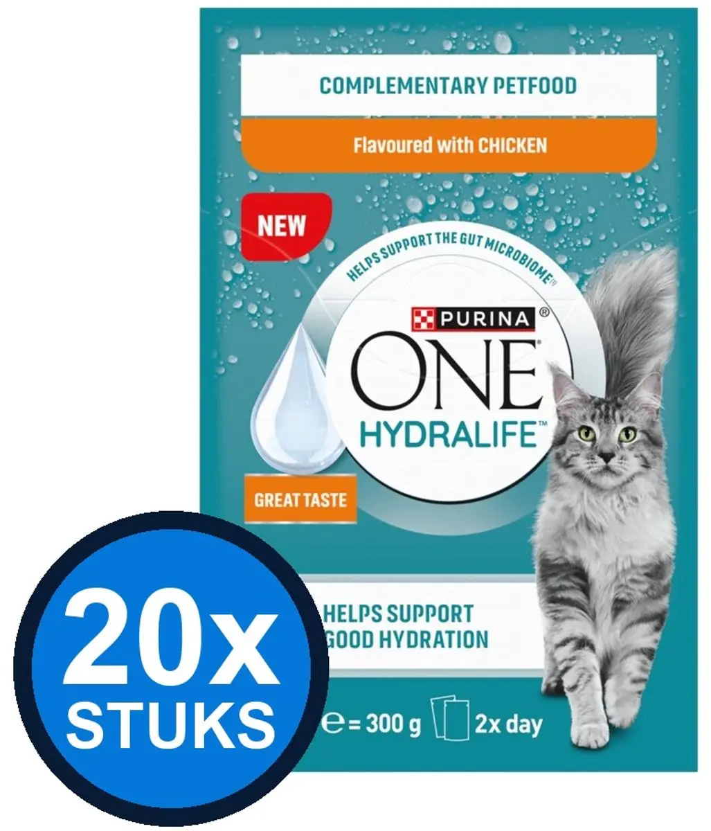 Purina One HydraCare Adult Kip Natvoer