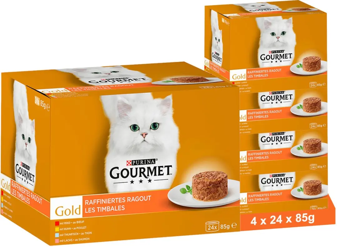 Gourmet Gold Verfijnde Ragout Kattenvoer