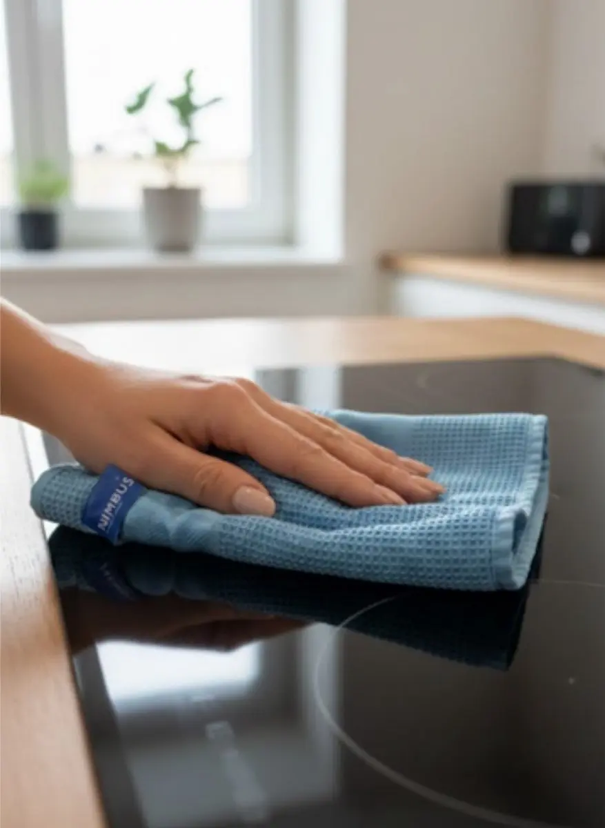 Nimbus XXL Raamdoeken Set - Wonderdoek 2-in-1 & Droogdoek - Blauw
