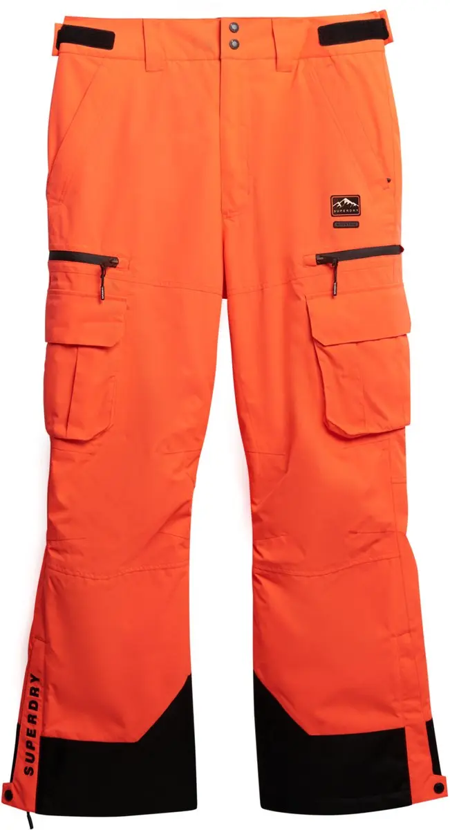 Superdry Ultimate Freestyle Skibroek Heren XL - Oranje/Zwart