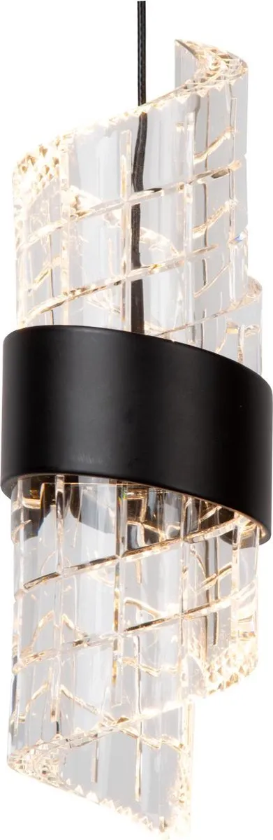 Lucide Kligande Hanglamp Ø25cm - 3x8W LED Dimbaar Zwart