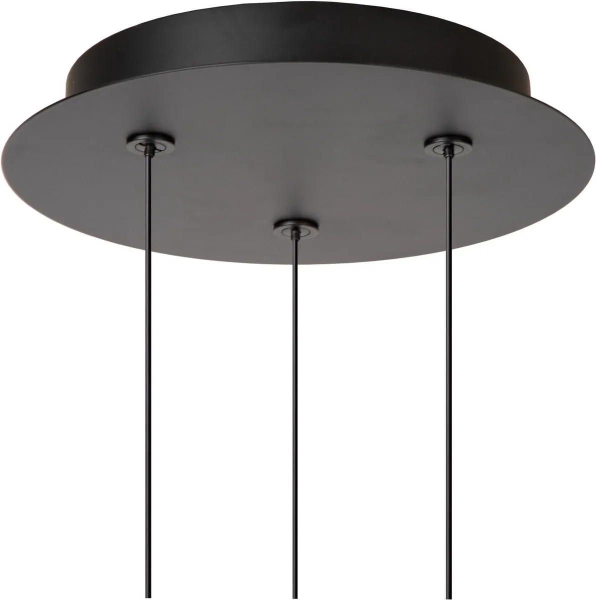 Lucide Kligande Hanglamp Ø25cm - 3x8W LED Dimbaar Zwart