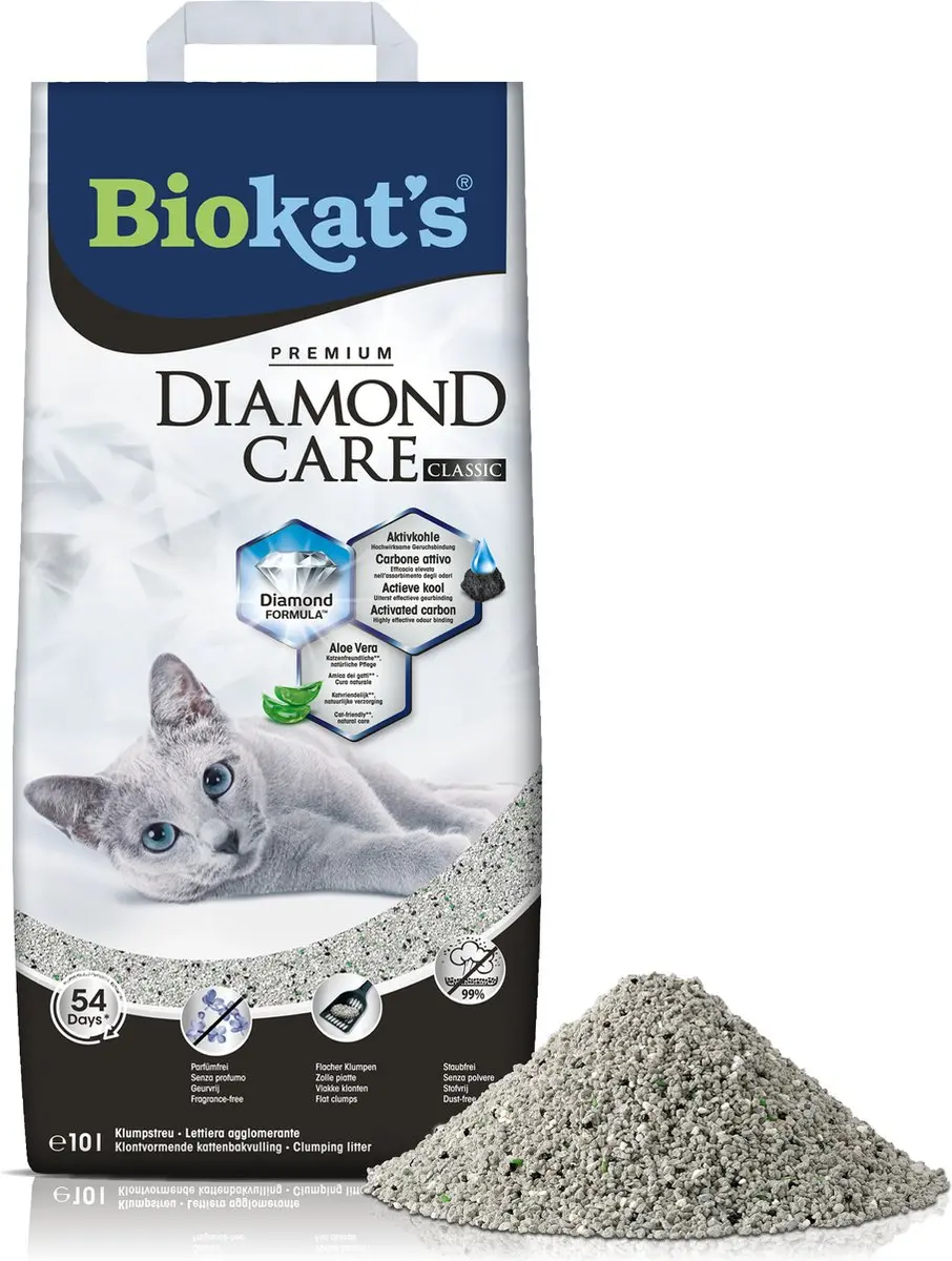 Biokat's Diamond Care Classic Kattenbakvulling 10L