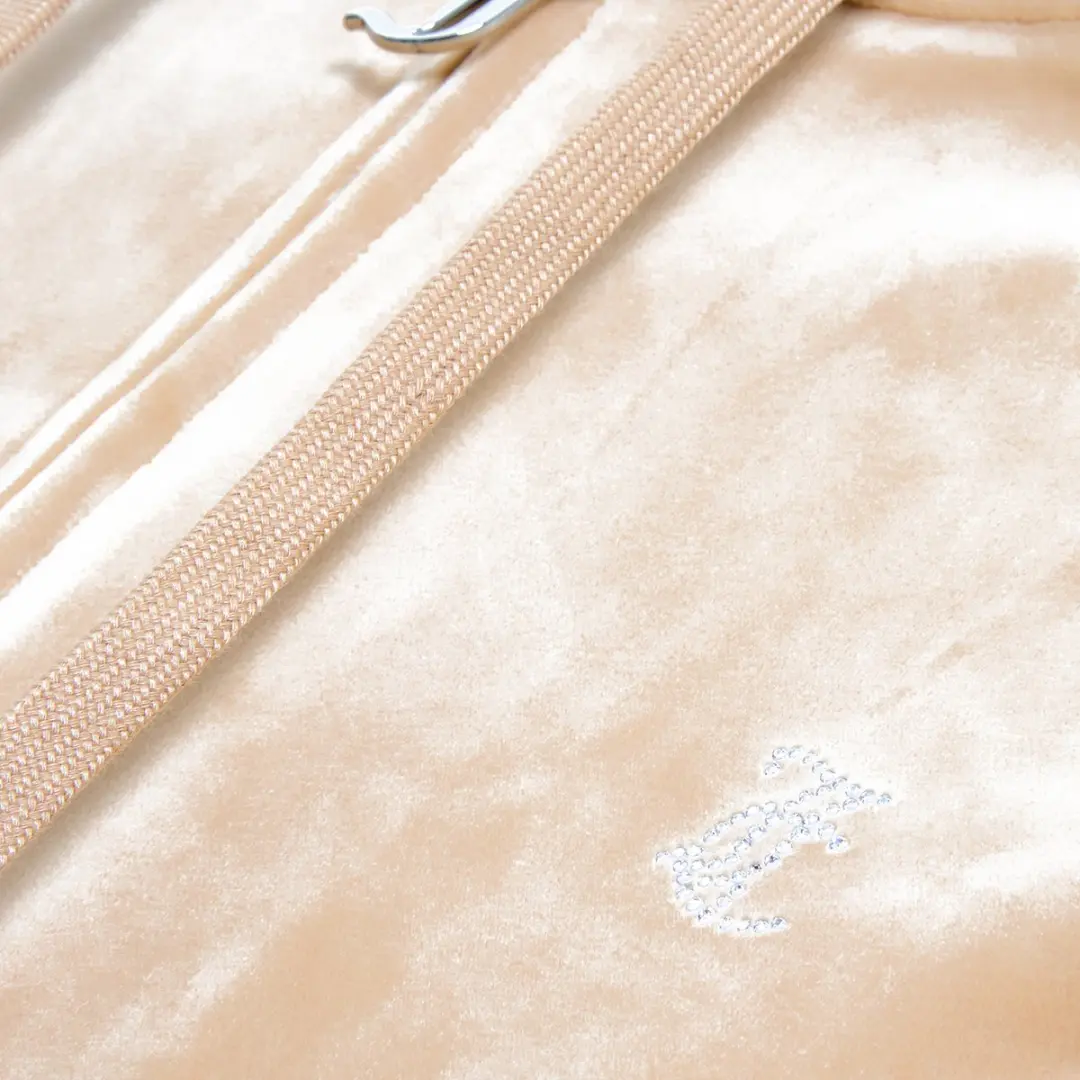 Juicy Couture Iccle Diamante Oversized Cropped Hoodie - L