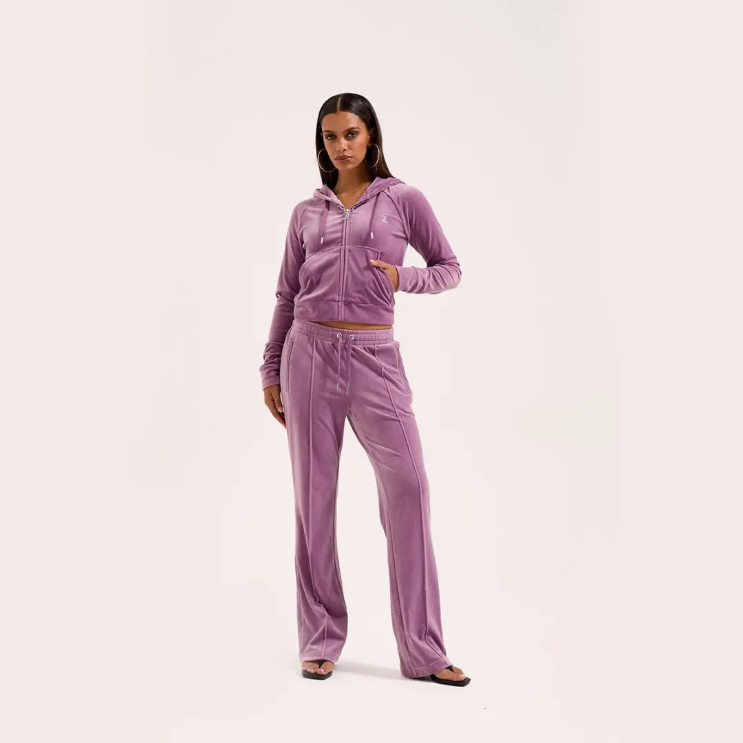 Juicy Couture Madison Outline Hoodie - Paars - XS