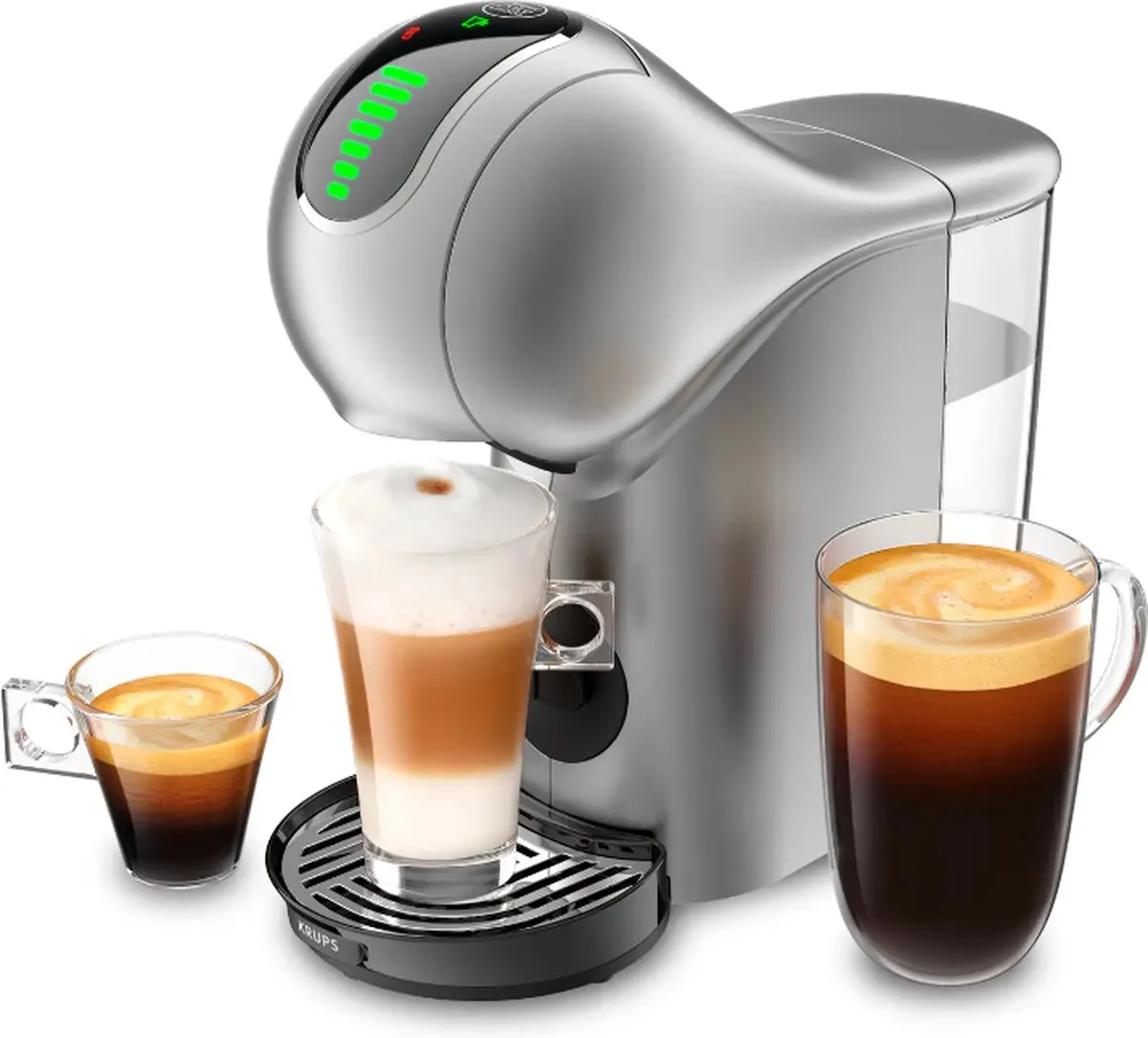Krups Genio S Touch KP440E Koffiecupmachine - Dolce Gusto - 1500W - Zilver
