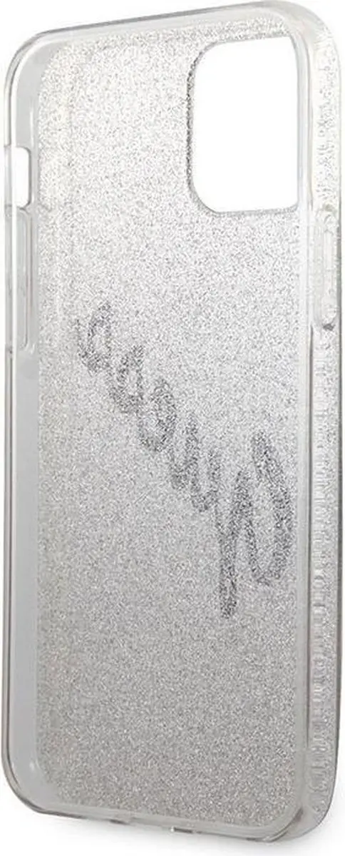 GUESS Gradient Vintage Glitter Back Case - iPhone 12 Mini - Goud