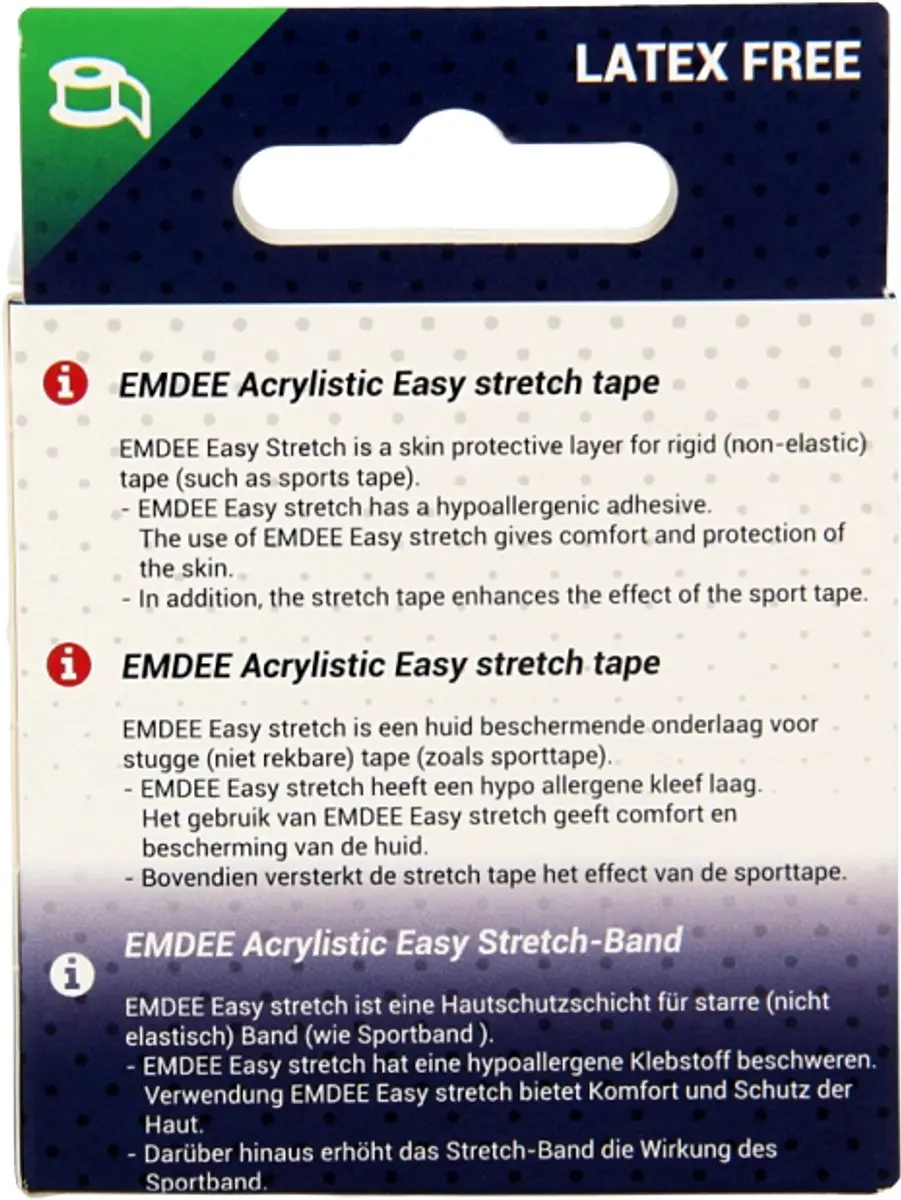 Emdee Easystretch Tape 5cm x 4.5m - Beige